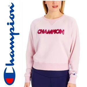 Like New Champion Campus French Terry Pink Crewneck Sweatshirt Women’s Medium